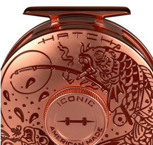 Hatch 2025 Custom Iconic Artist Collaboration Fly Reel - Brent McCarron