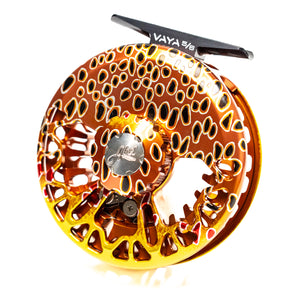 Abel Vaya 5/6 Fly Reel - Custom Classic Brown Trout Finish