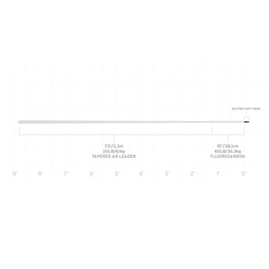 Scientific Anglers Absolute Predator Toothy Fish Stealth Leader