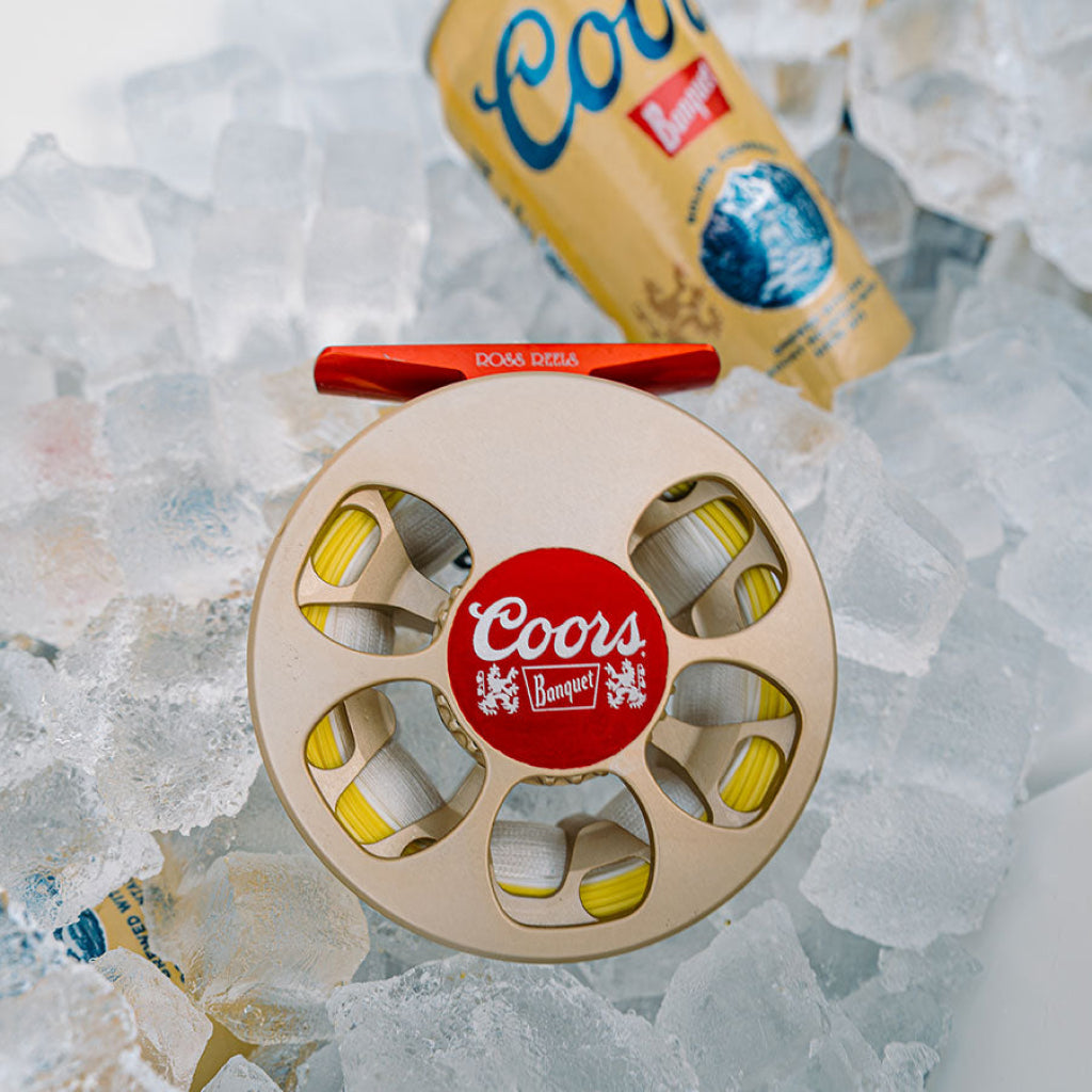 Ross Cimarron Creek Click & Pawl Reel - Coors Banquet
