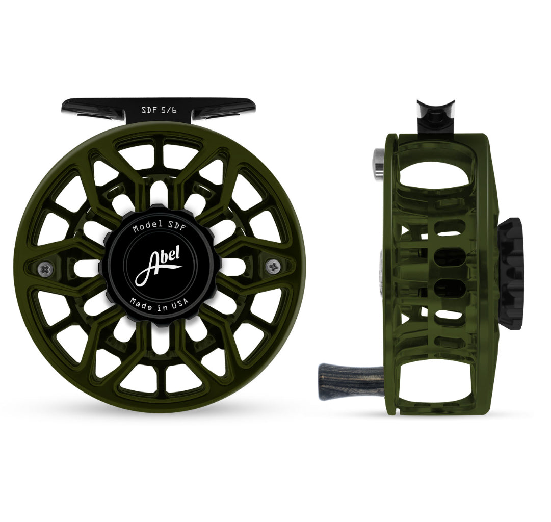Abel SDF 5/6 Custom Fly Reel - Deep Green