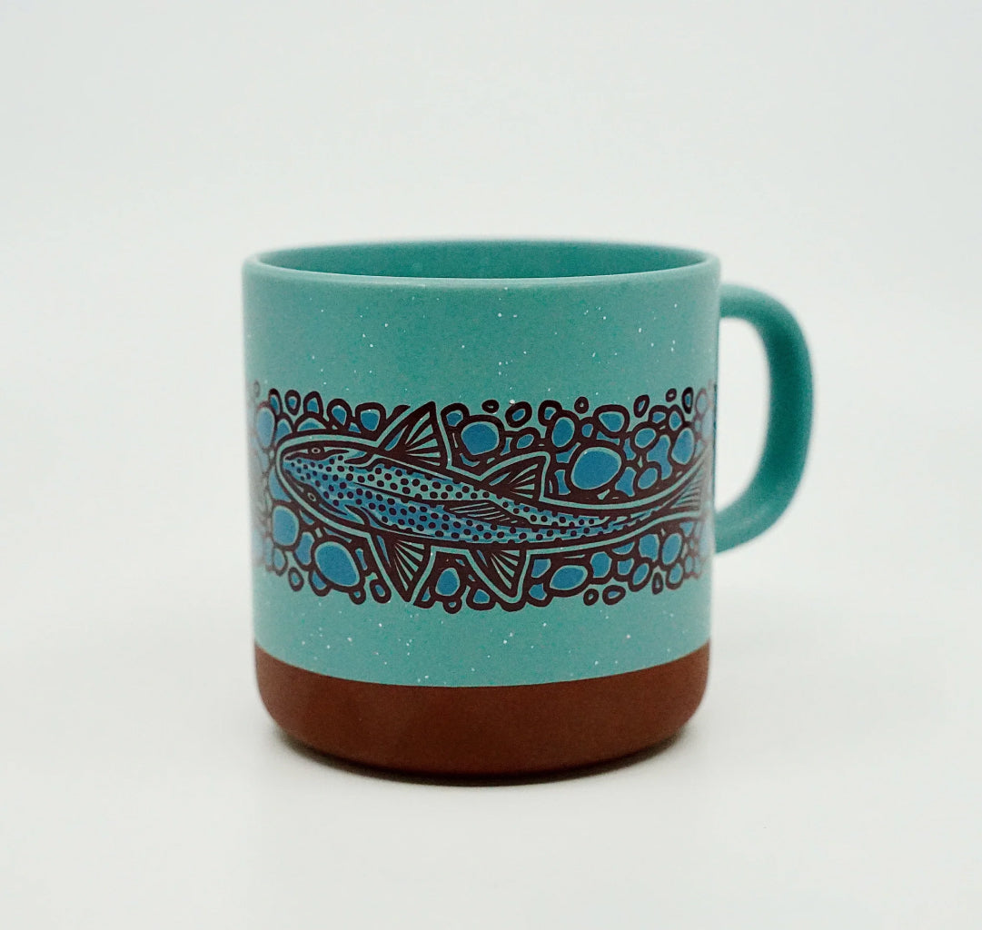 Casey Underwood Clear Creek Mug - Blue 13oz