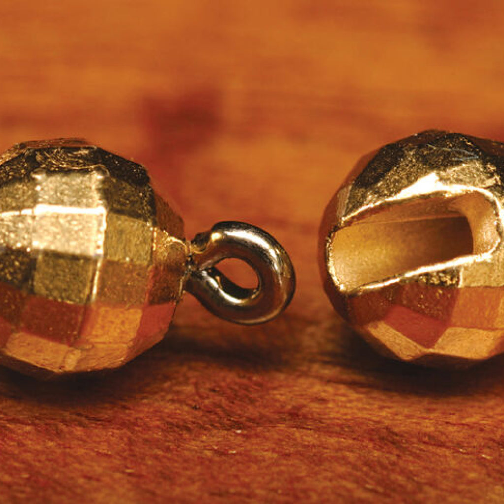 Faceted Slotted Tungsten Beads