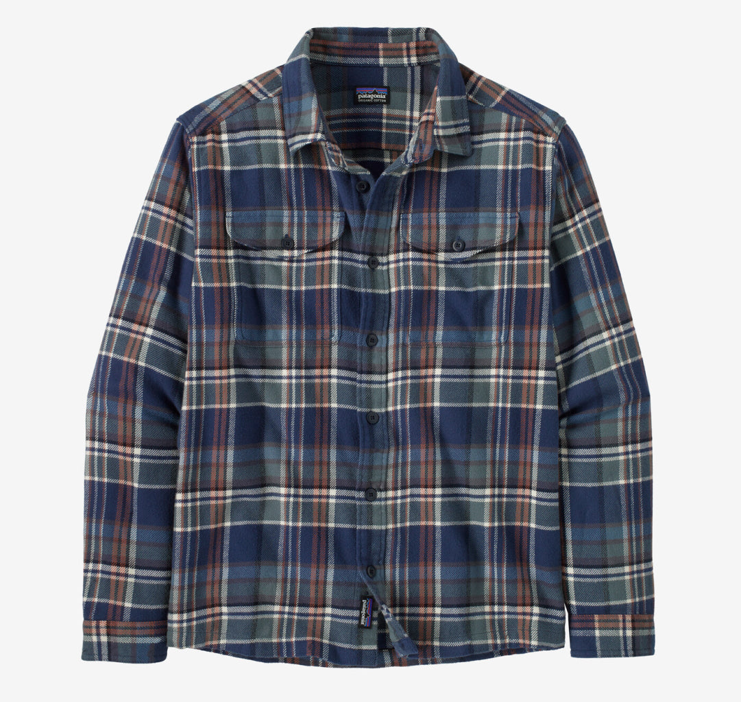 Patagonia Fjord Flannel Shirt - Men's Catch / Deer Brown XL Patagonia Fjord Flannel Shirt - Men's Catch / Deer Brown XL