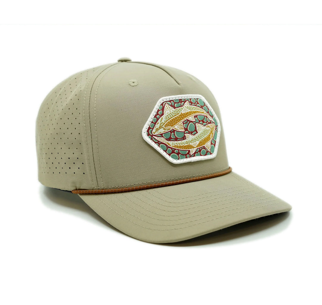 Casey Underwood Gin Clear Performance Hat - Stone with Cedar Rope