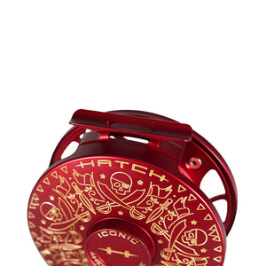 Hatch 2025 Custom Iconic Fly Reel - Jolly Roger 3