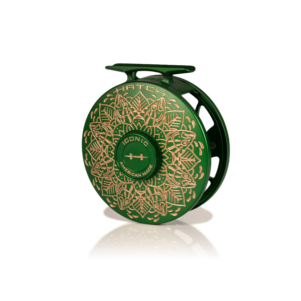 Hatch 2025 Custom Iconic Artist Collaboration Fly Reel - Drew Wilson
