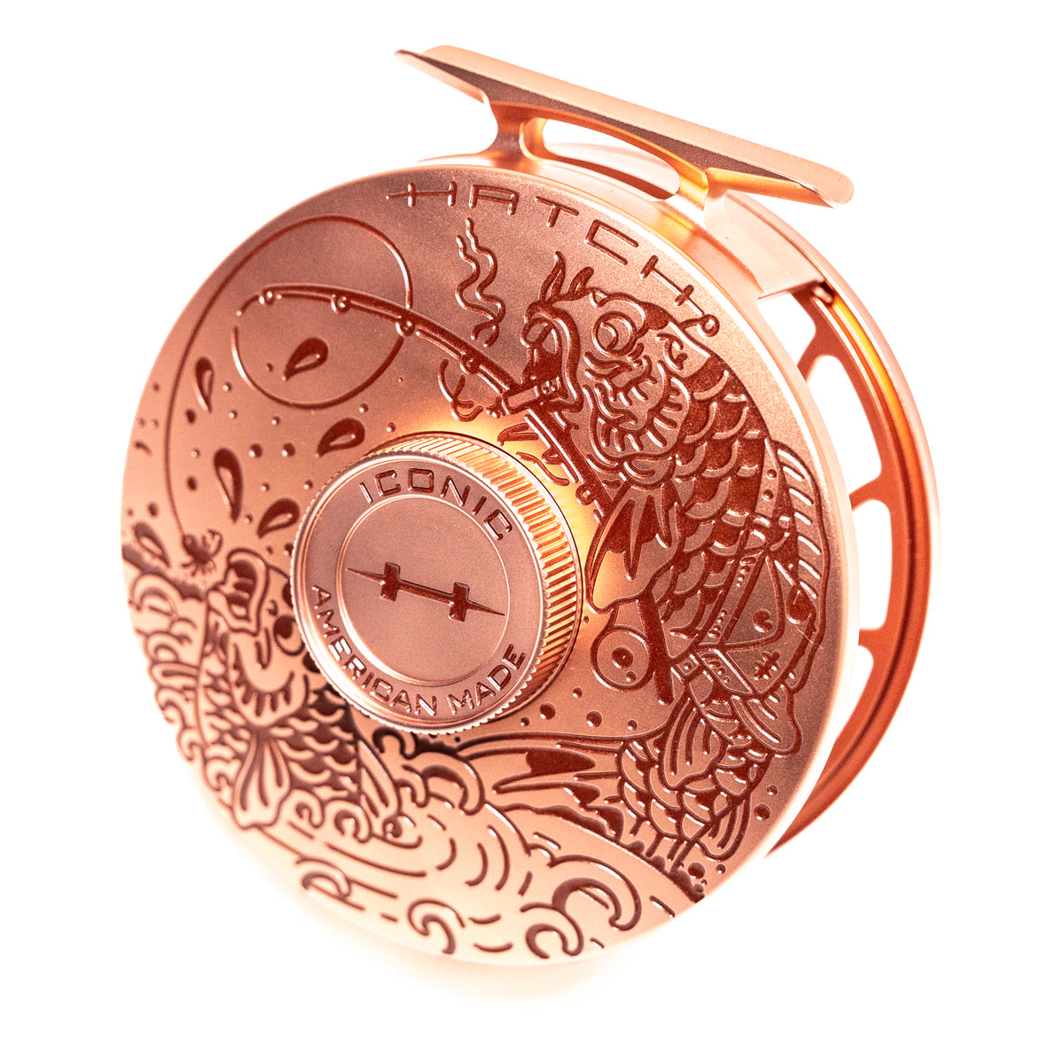Hatch 2025 Custom Iconic Artist Collaboration Fly Reel - Brent McCarron
