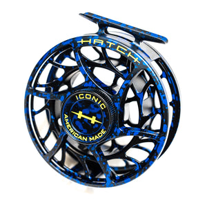 Hatch 2026 Custom Iconic Fly Reel - Dark Matter