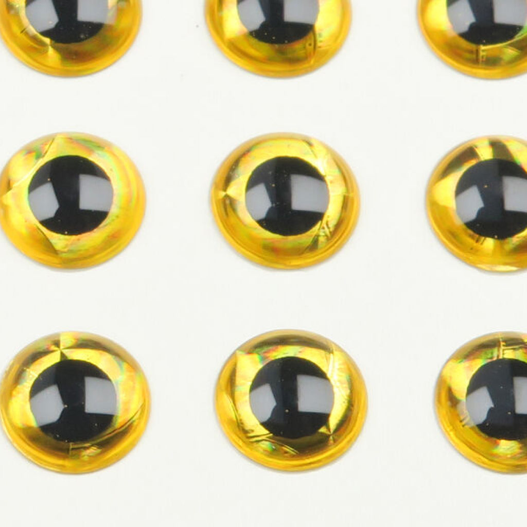 3D Adhesive Holographic Eyes