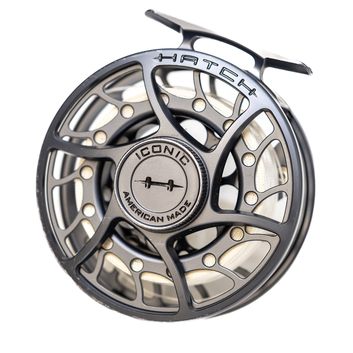 Hatch Iconic 5+ Reel  Large Arbor Grey Used