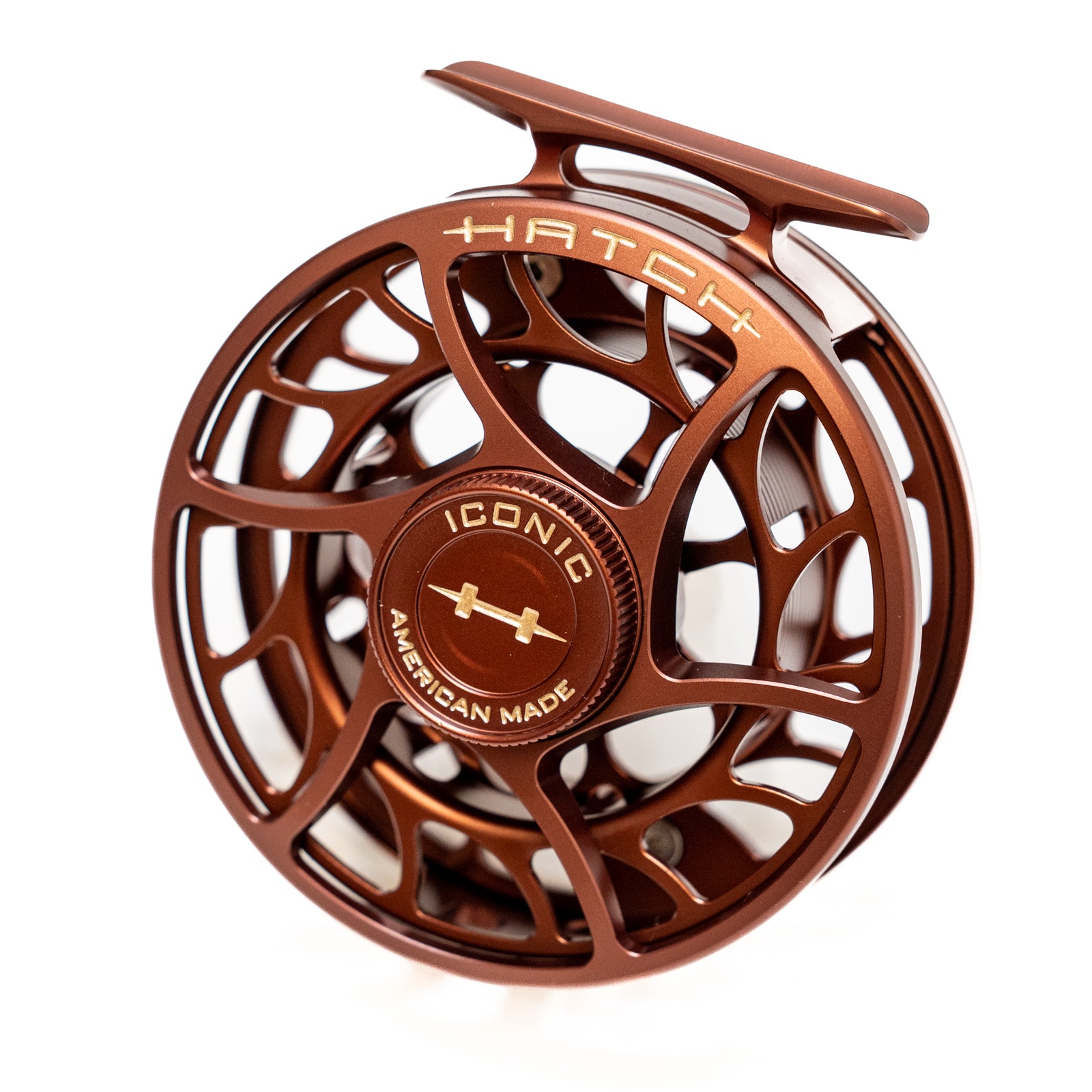 Custom Hatch Iconic Fly Reel - Rust