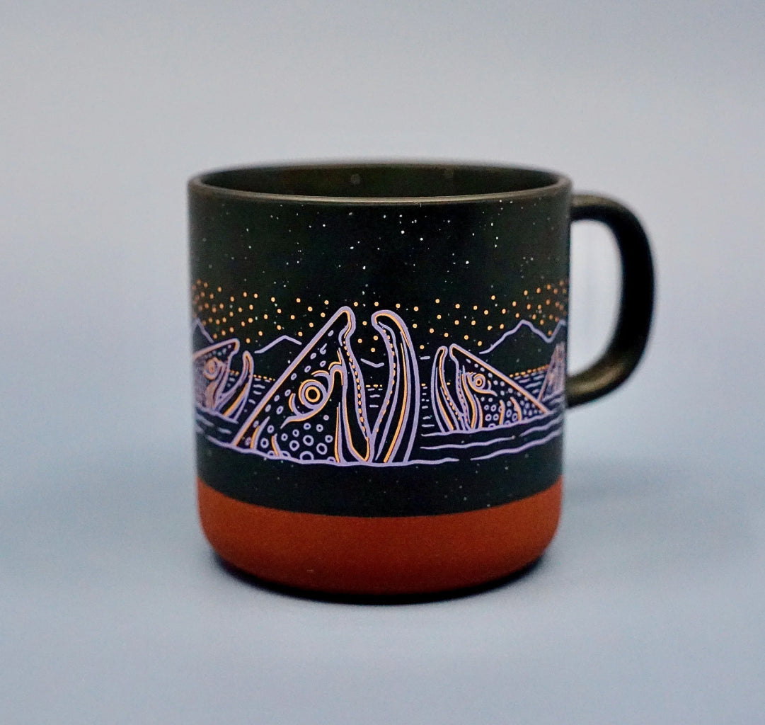 Casey Underwood Midnight Risers Mug - Black 13oz