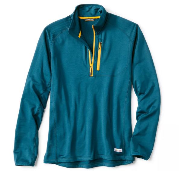 Pull Polaire Zip Complet Orvis Therma Loft Pro - Taille XL Homme - Gris - Occasion Très Bon état