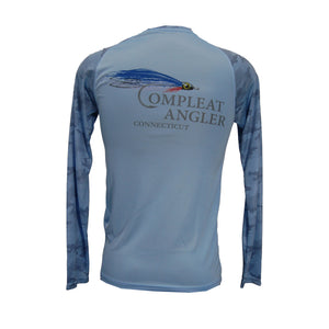 Compleat Angler Sun Tech Camo Crew