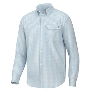 Huk Tide Point Break Long Sleeve Minicheck Shirt