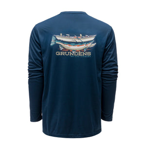 Grundens Drift Boat Long Sleeve Tech Tee