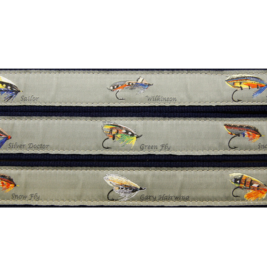 Belted Cow Megan Boyd Flies Leather Tab Belt