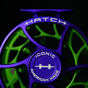 Hatch 2023 Custom Iconic Fly Reel - Jokester
