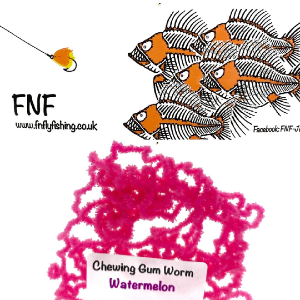 Nature&#39;s Spirit FNF Chewing Gum Worm 3mm