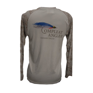 Compleat Angler Sun Tech Camo Crew