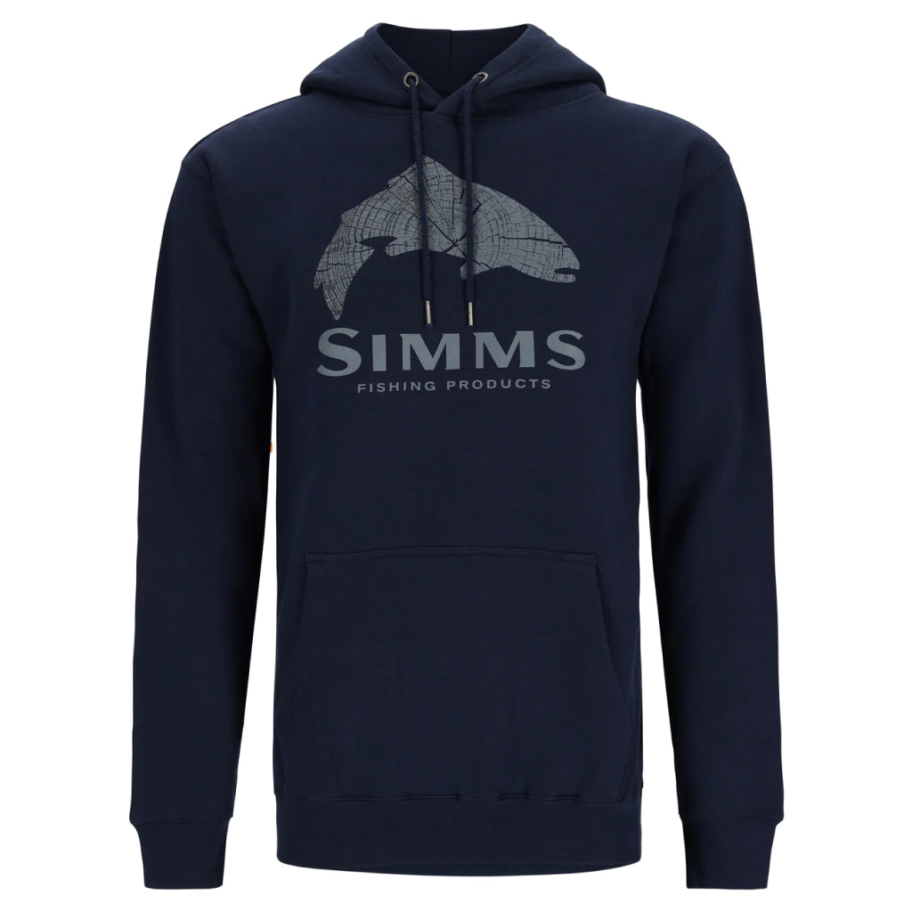 Simms Men's Wood Trout Fill Hoody, Navy / L