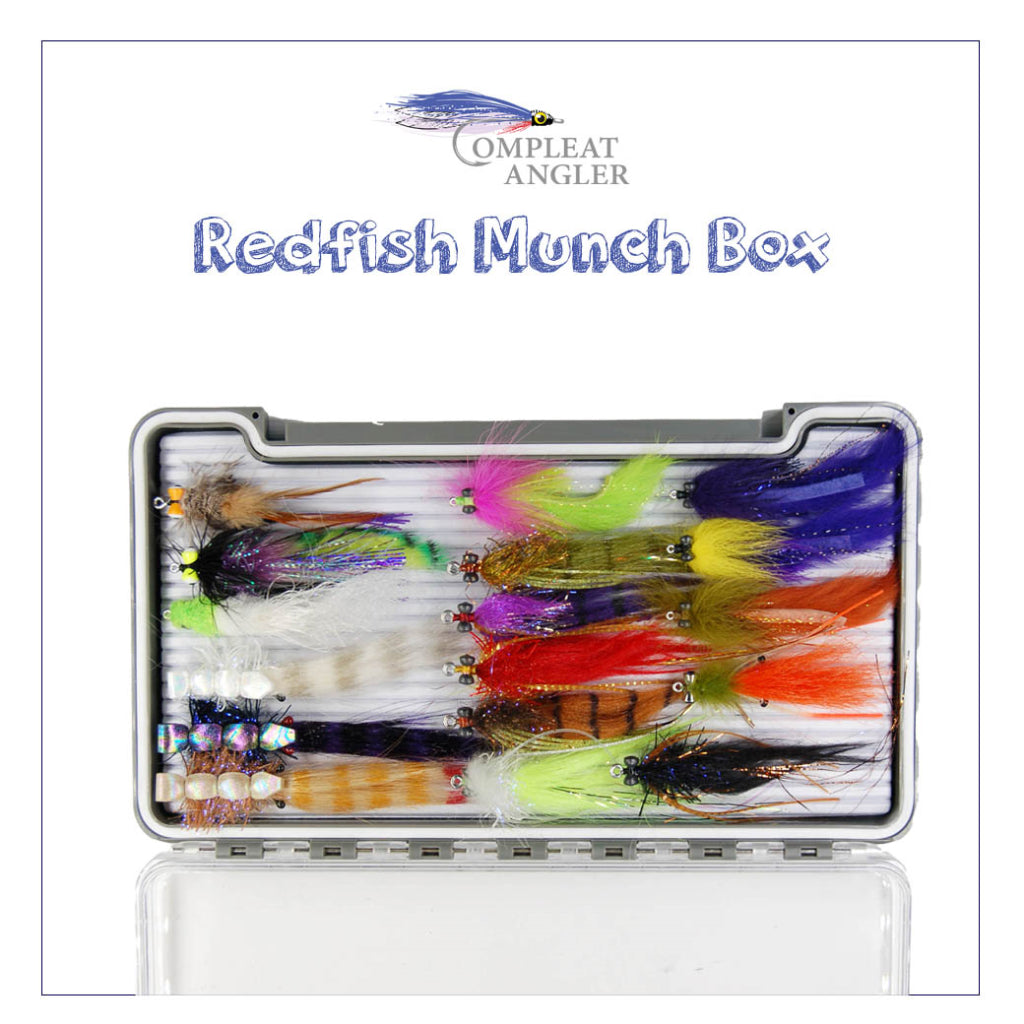 The Compleat Angler Redfish &quot;Munch Box&quot;  Fly Collection
