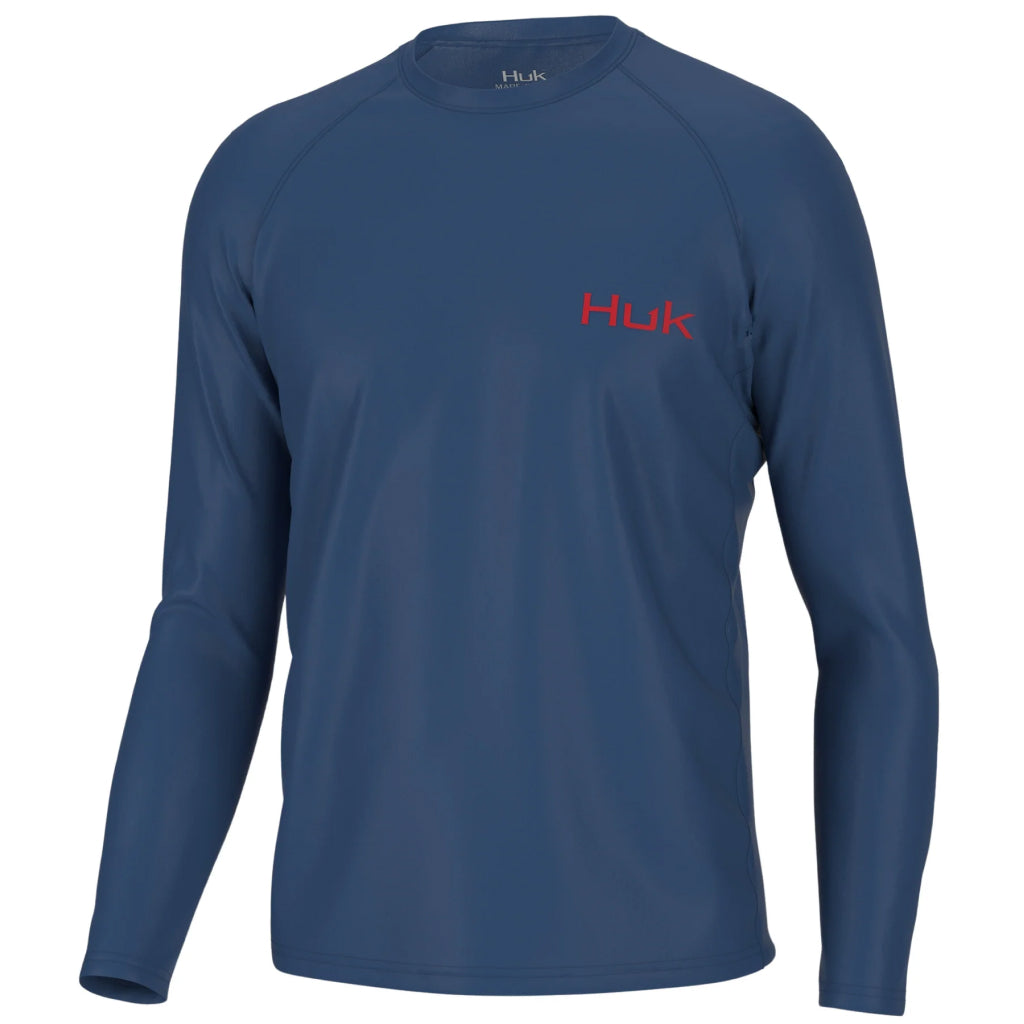 Huk KC Flag Fish Pursuit Shirt - The Compleat Angler