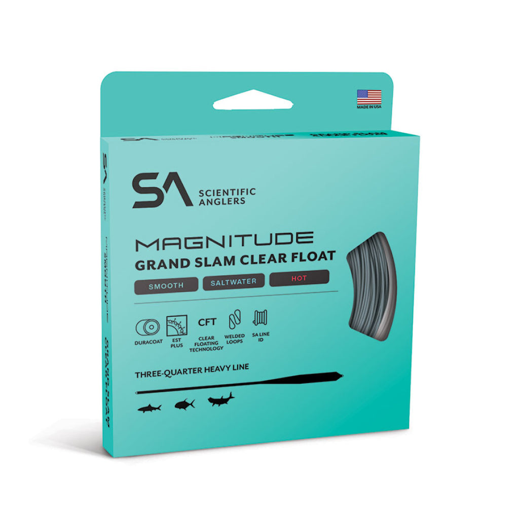 Scientific Anglers Magnitude Smooth 10&#39; Clear Tip Grand Slam Fly Line