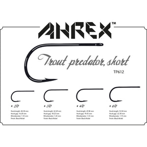 Ahrex TP612 Trout Predator Short Streamer Hook