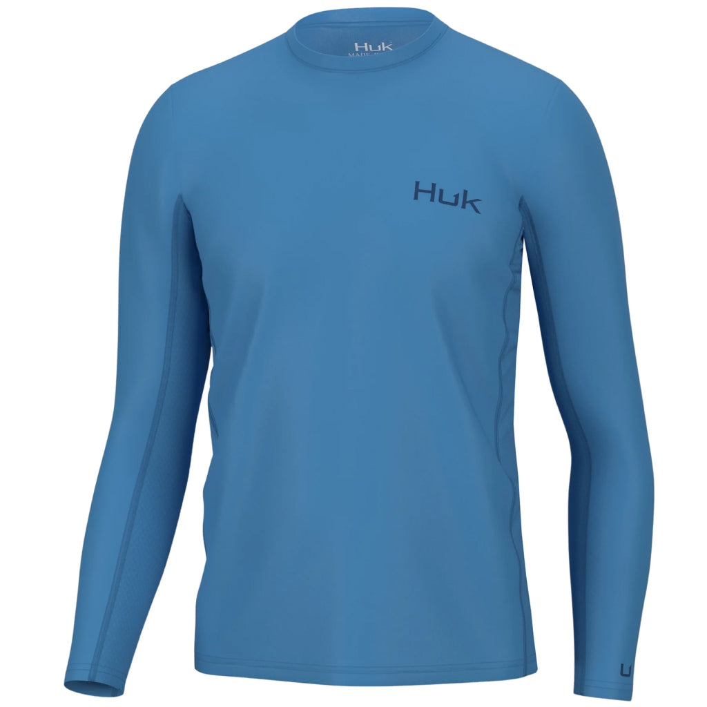 Huk Icon x Long Sleeve Shirt - Men's Azure Blue L