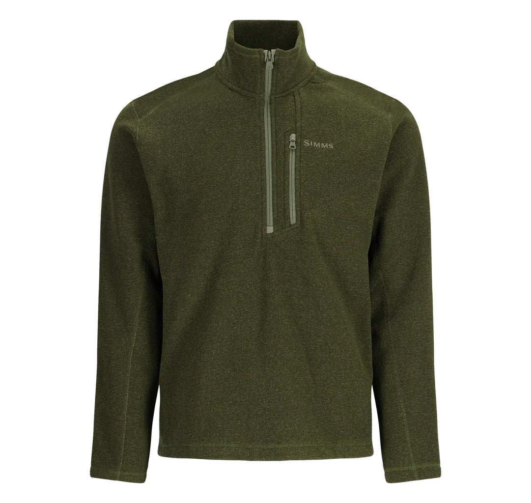 Simms Men&#39;s Rivershed Half-Zip Fleece
