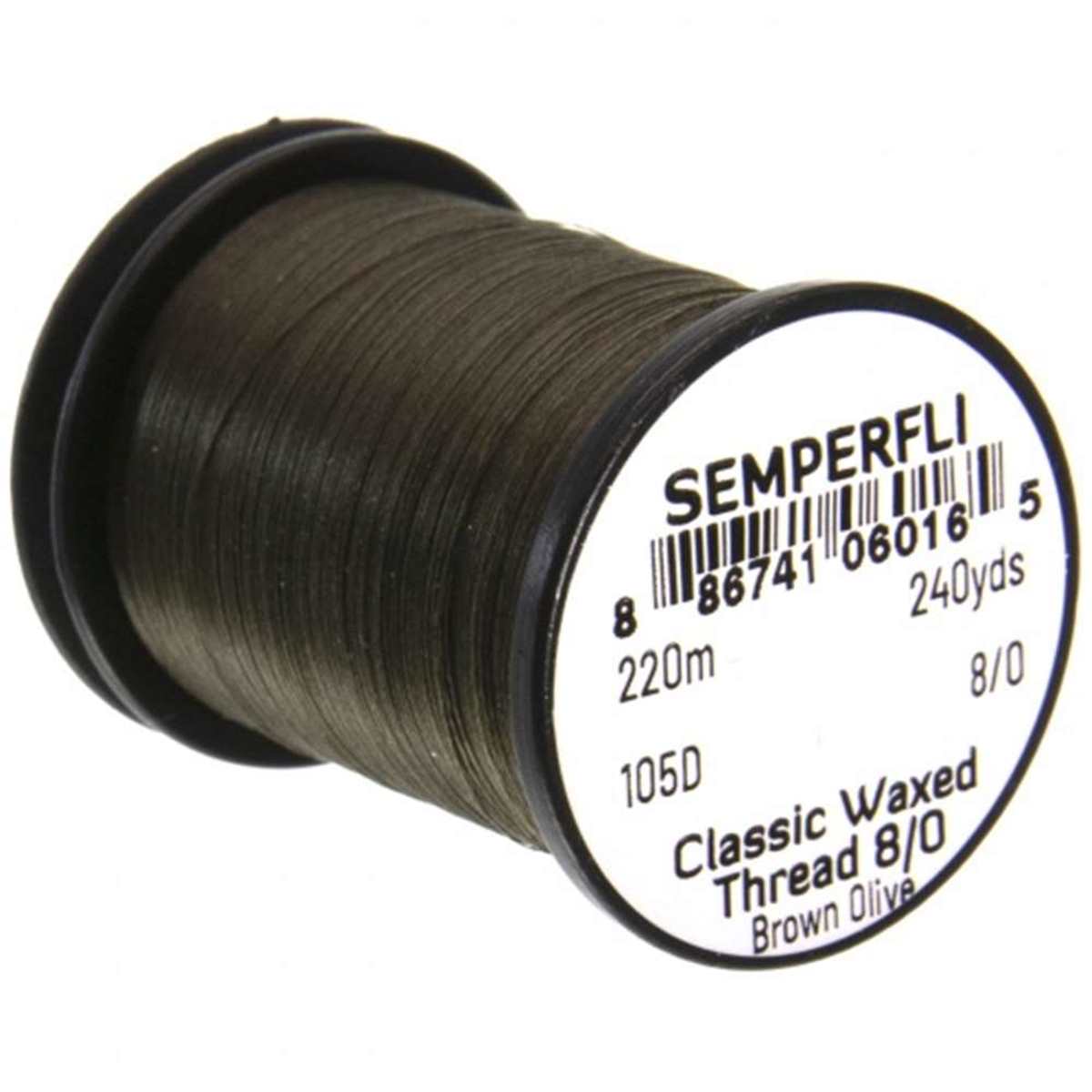 Semperfli Classic Waxed Thread 8/0 240yds