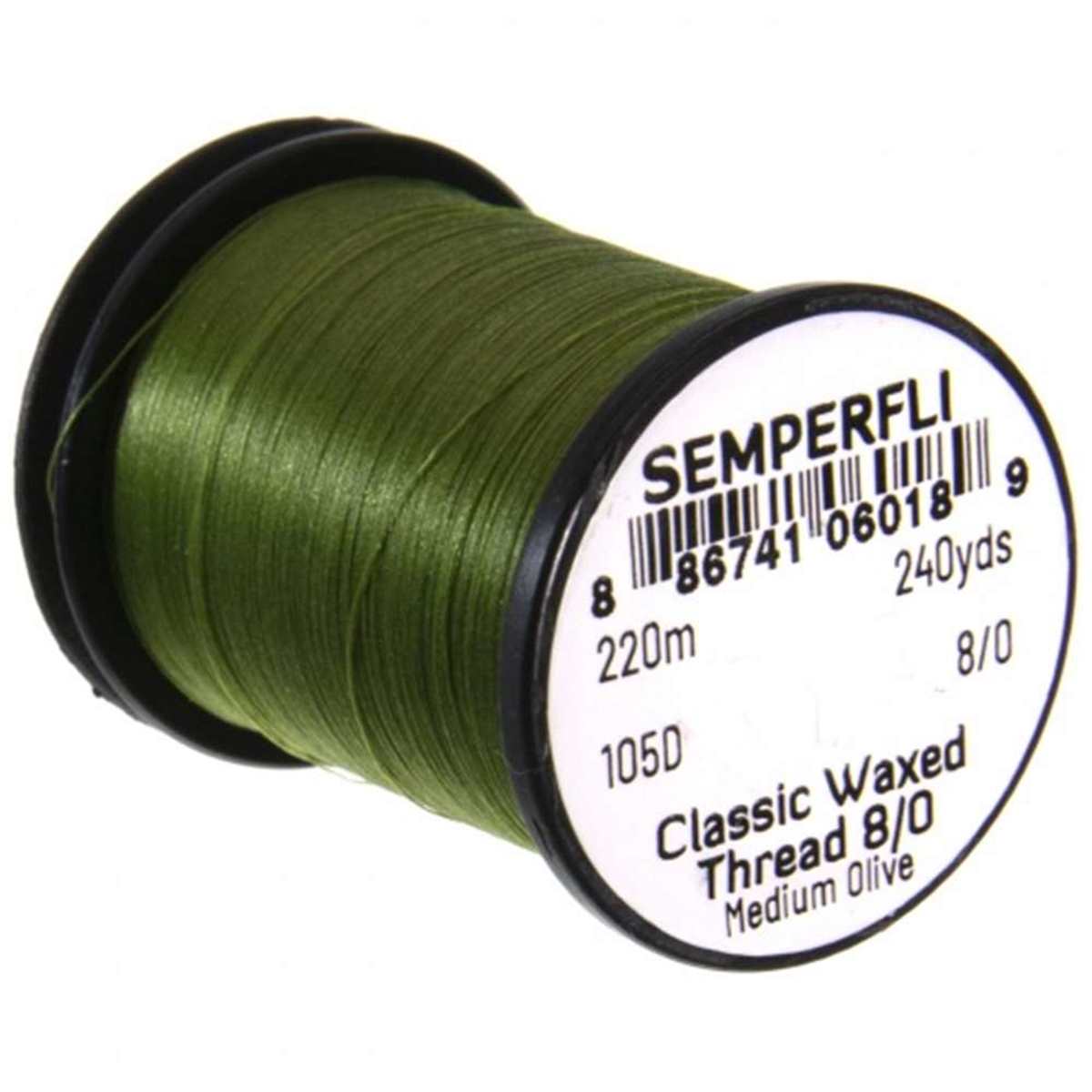 Semperfli Classic Waxed Thread 8/0 240yds