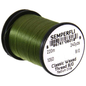 Semperfli Classic Waxed Thread 8/0 240yds