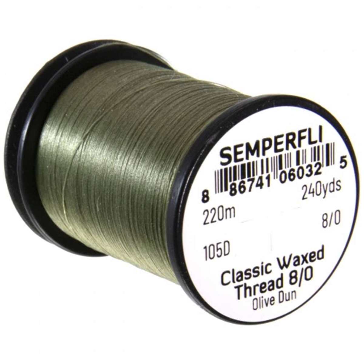 Semperfli Classic Waxed Thread 8/0 240yds