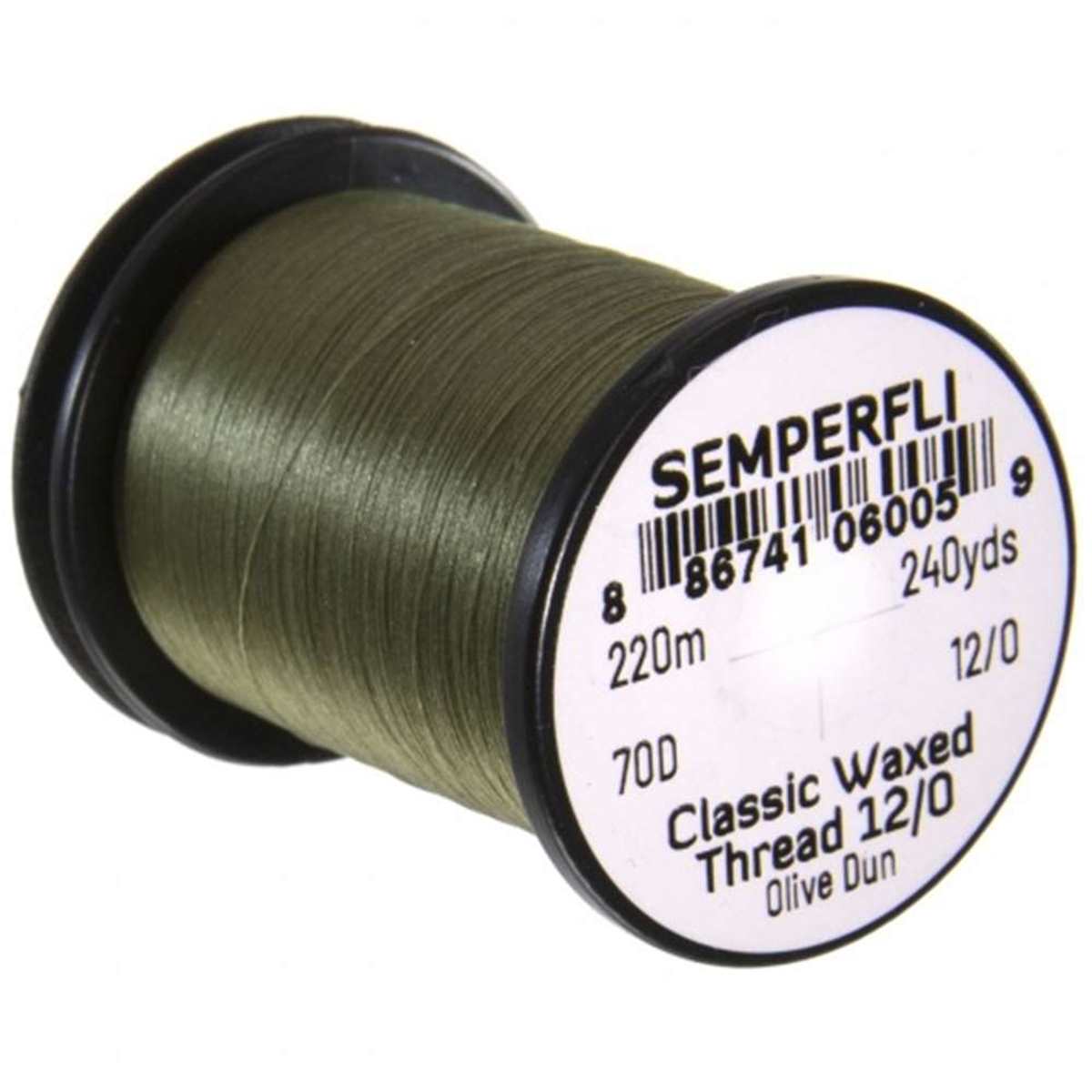 Semperfli Classic Waxed Thread 12/0 - 240yd