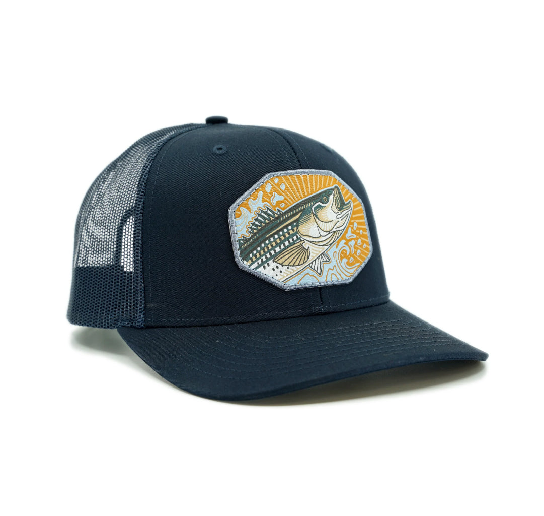 Casey Underwood Surface Striper Trucker Hat - Navy