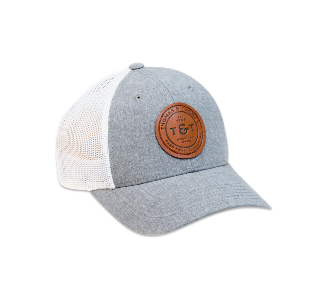 Thomas &amp; Thomas Leather Badge Trucker Hat