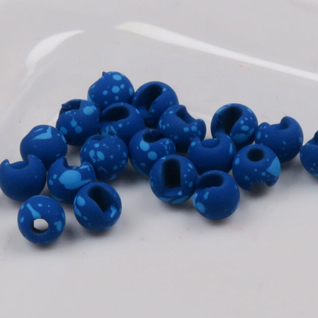 Mottled Tactical Slotted Tungsten Beads