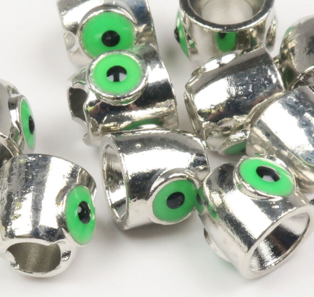 Bob Pop&#39;s Tungsten Chartreuse Eyed Jiggy Heads