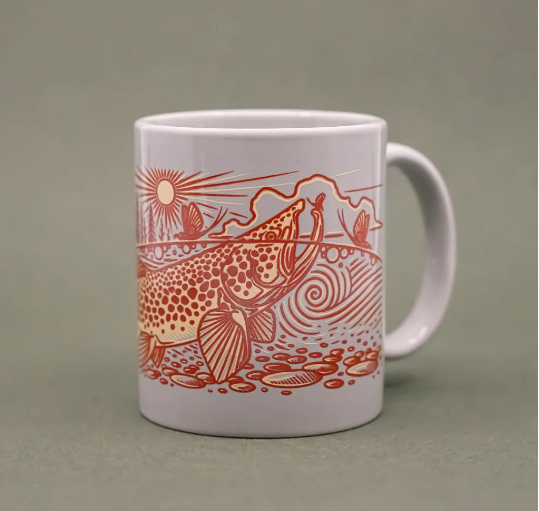 Casey Underwood Western Rise Mug - Grey 11oz