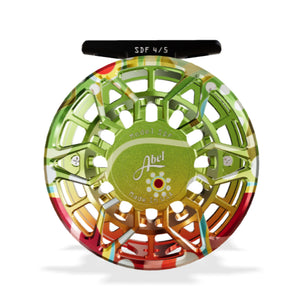 Abel SDF Custom Abstract Brook Trout Finish 4/5 Ported Fly Reel