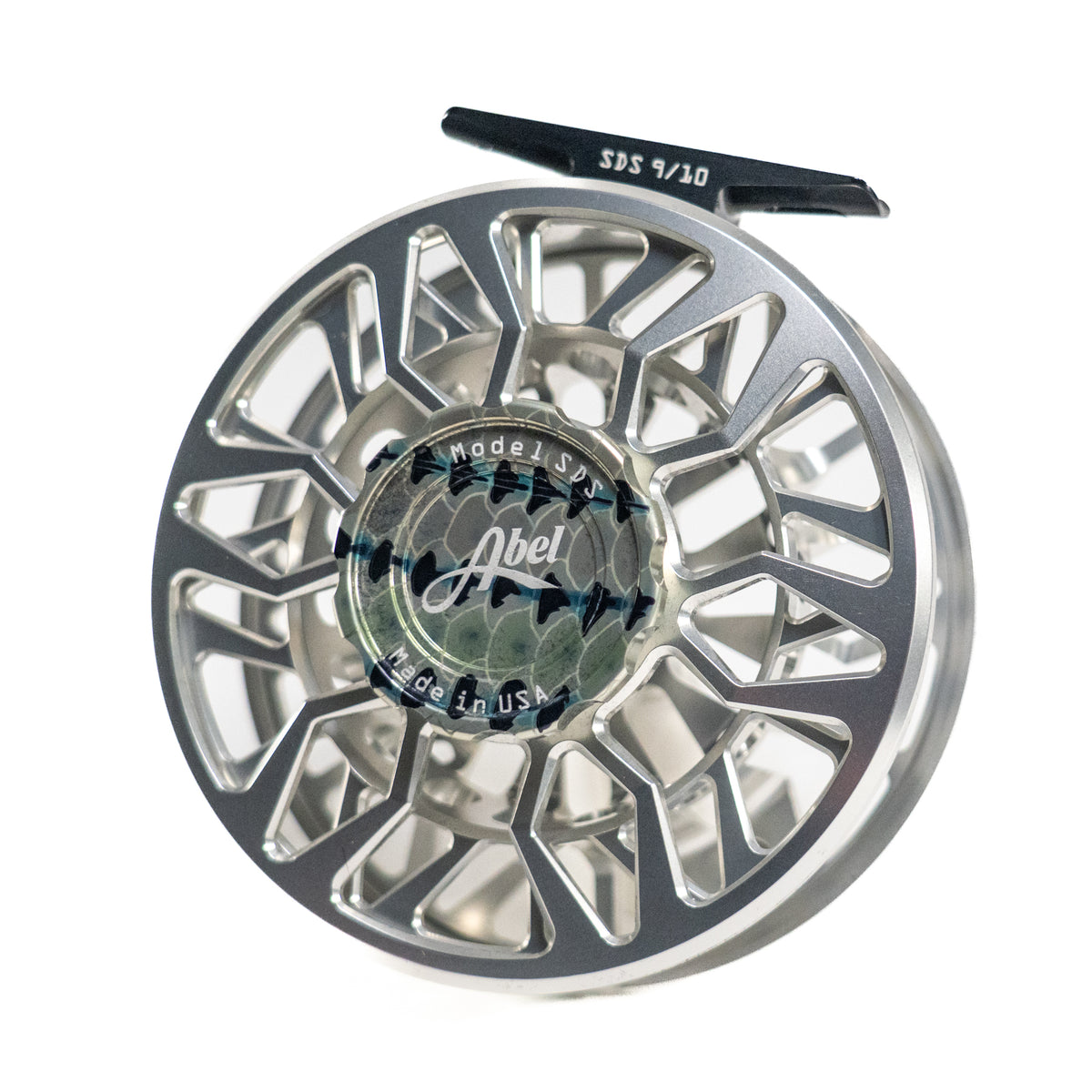 abel fly reel arm Reels SDS 7/8 and visual appeal Caged frame to prevent any possibility of line getting caught between the frame and spool High capacity 07 Abel Catalog - Abel