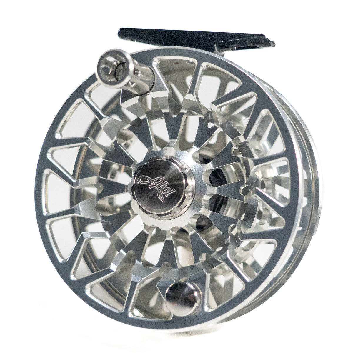 Custom Abel SDS 9/10 Fly Reel - Platinum with Striper Drag Knob