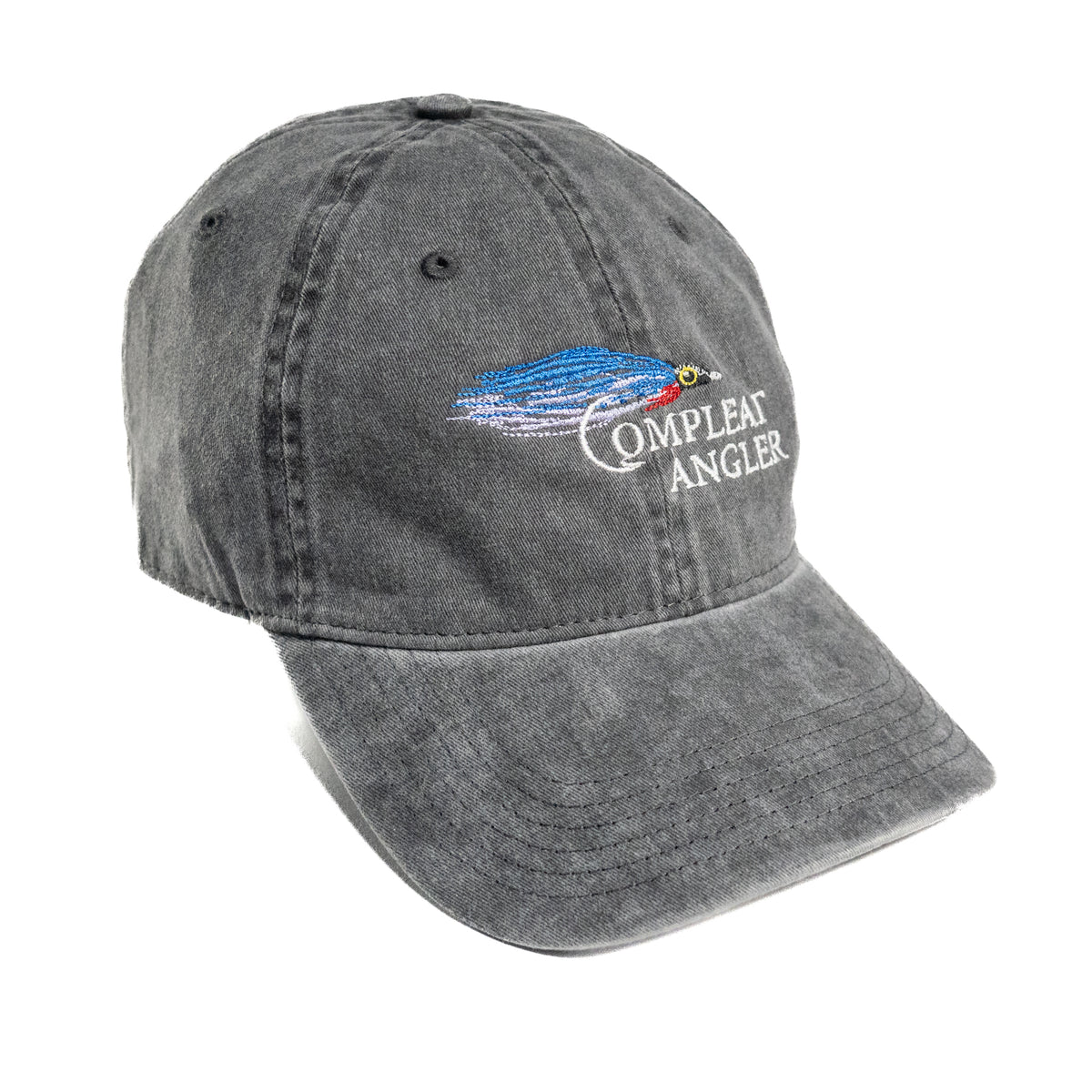 Compleat Angler Brushed Twill Logo Caps