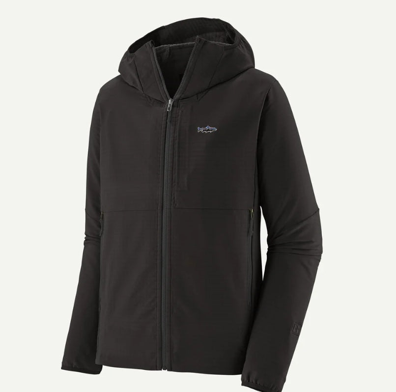 Patagonia Men&#39;s R1 TechFace Fitz Roy Trout Hoody