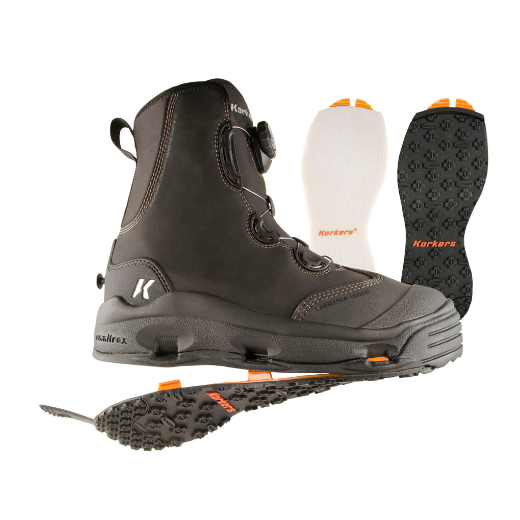 Korkers Devil&#39;s Canyon - Felt &amp; Kling-On Soles