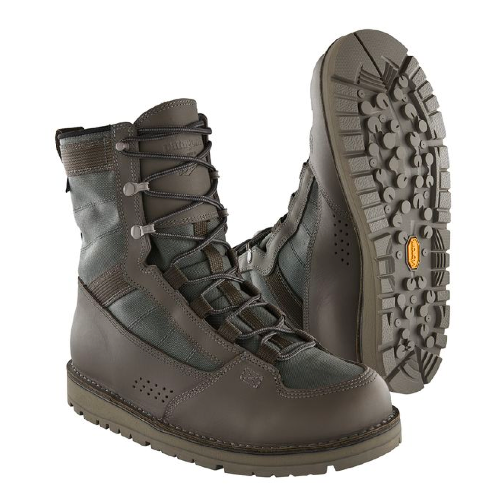 Korkers River OPS Wading Boots with Felt and Vibram Soles Size 10