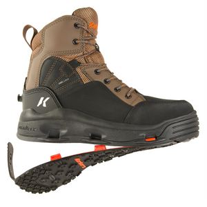 Korkers Buckskin Wading Boot - Felt & Kling-On